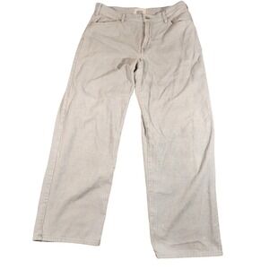 Vintage Y2K Corduroy Pants‎ Mens 34 Light Blue Straight Leg Jeans BDG Rear Patch